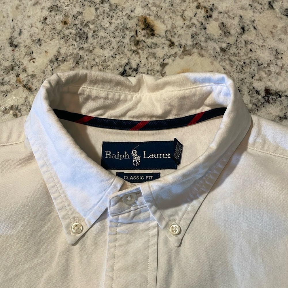 Medium Cotton Button Up Long sleeve white shirt